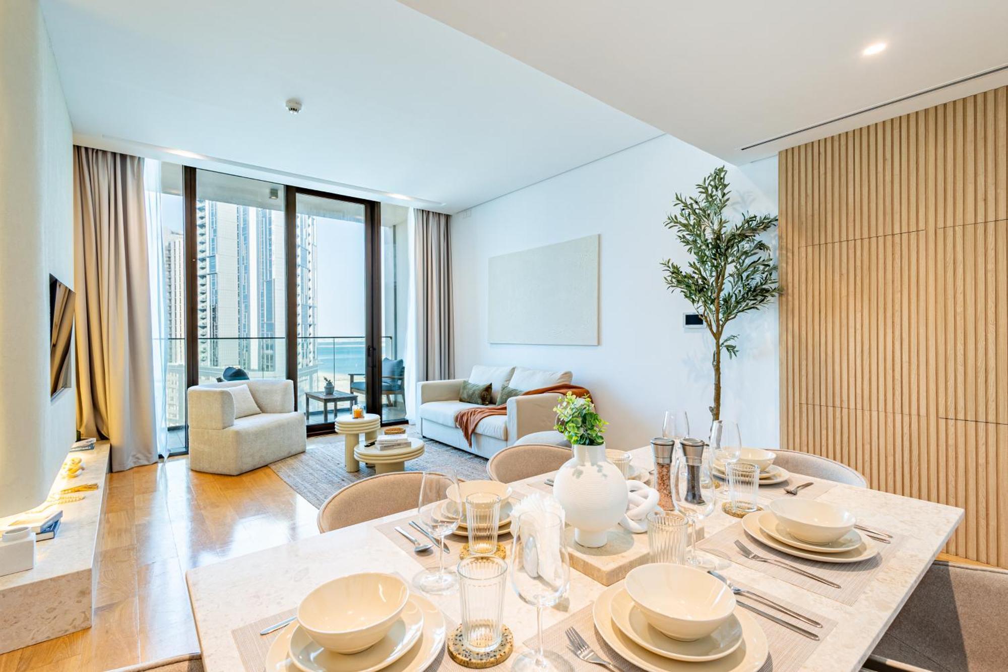 Апартаменти Luxurious 2 Bdr - Reem Nine - Full Mangroves & Sea Views - - Table Pool - Sauna - Cinema - Big Gym - Calisthenics *